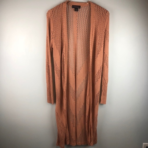 Serendipity Sweaters - Serendipity by Victoria Crocheted Long Cardigan